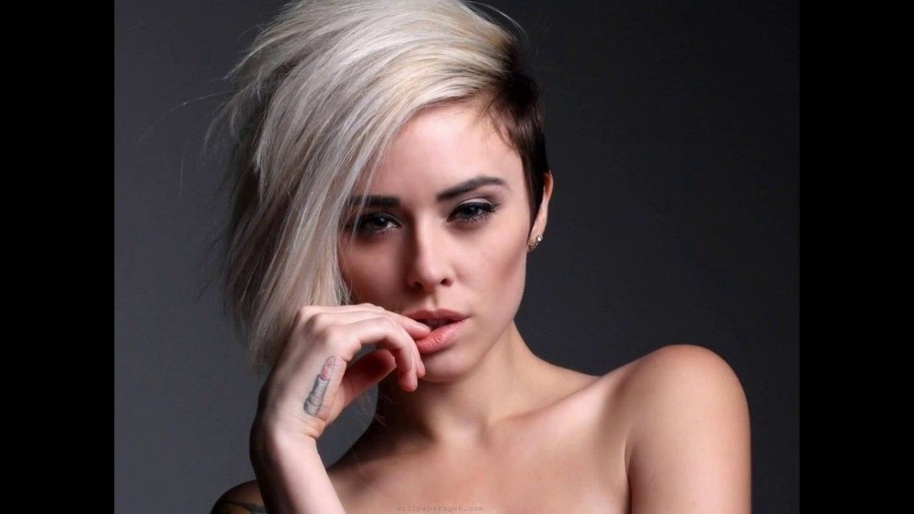 Short Haircuts Shaved On One Side – Youtube Pertaining To Short Hairstyles With Shaved Sides (Photo 9 of 25)