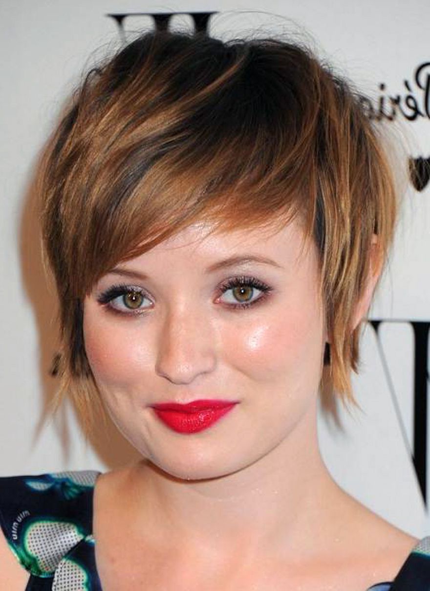 Short Haircuts With Bangs For Round Faces – Hairstyles Ideas Inside Short Hairstyles With Bangs For Round Face (Photo 8 of 25)