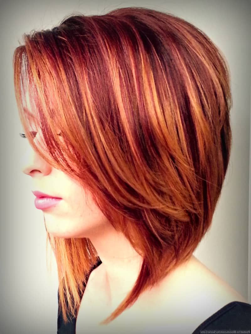 Short Haircuts With Highlights And Lowlights Auburn Hair 1 | Red Inside Auburn Short Haircuts (Photo 10 of 25)