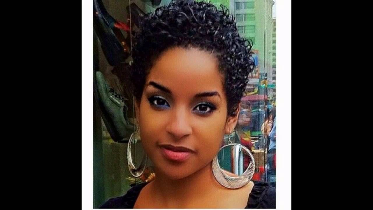 Short Hairstyles Black Hair – Youtube For Short Haircuts For Black Hair (View 14 of 25)