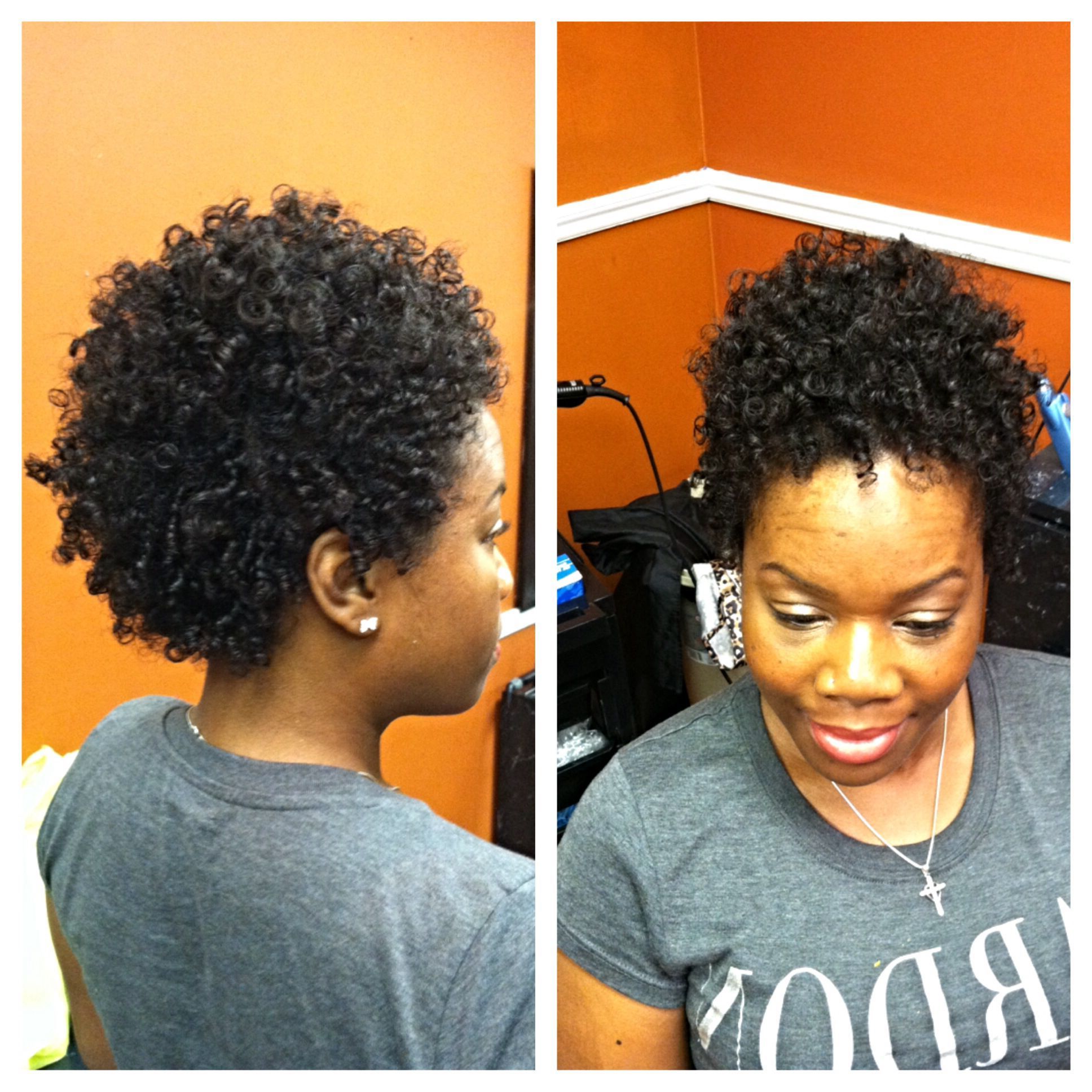 Short Hairstyles For African American Women. Spiral Set Done On With Regard To Short Haircuts For Natural African American Hair (Photo 22 of 25)