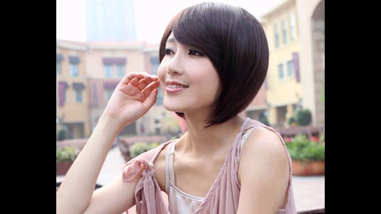 Short Hairstyles For Asian Women 2016 – Youtube Inside Short Haircuts For Asian Girl (Photo 13 of 25)