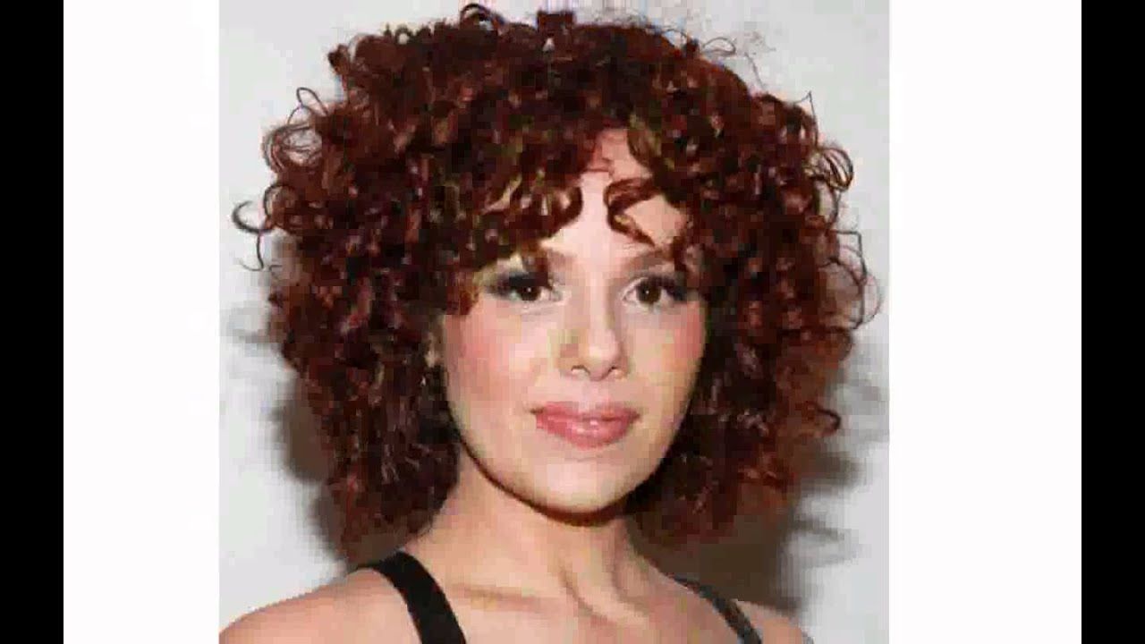 Short Hairstyles For Wavy Hair Round Face – Youtube In Short Haircuts For Round Faces With Curly Hair (View 10 of 25)