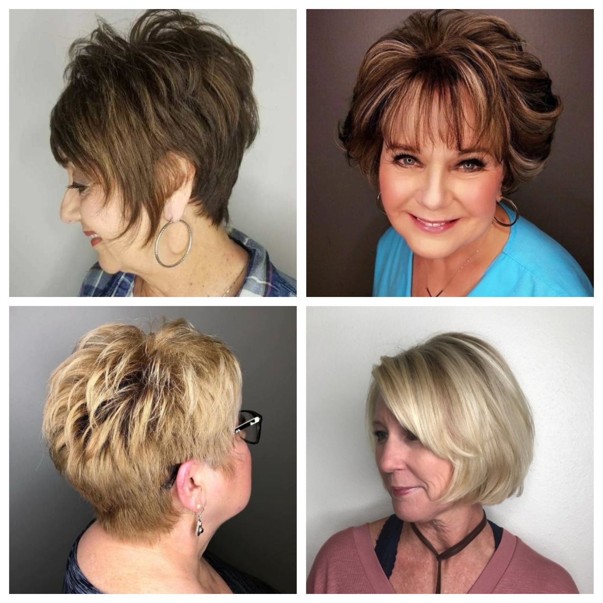 Short Hairstyles For Women Over 60 | 2019 Haircuts, Hairstyles And With Face Framing Short Hairstyles (View 16 of 25)