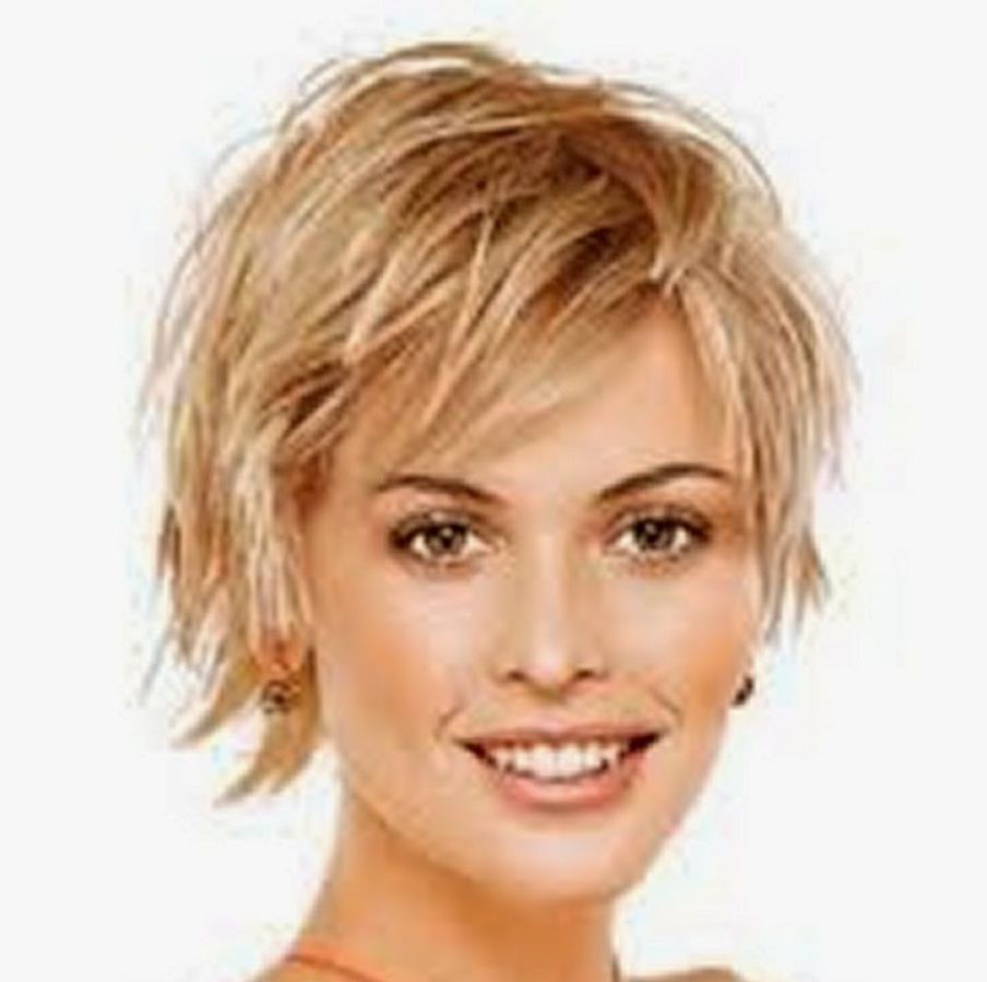 Short Hairstyles For Women With Thin Hair And Round Faces In Short Hairstyles For Fine Hair And Oval Face (Photo 20 of 25)
