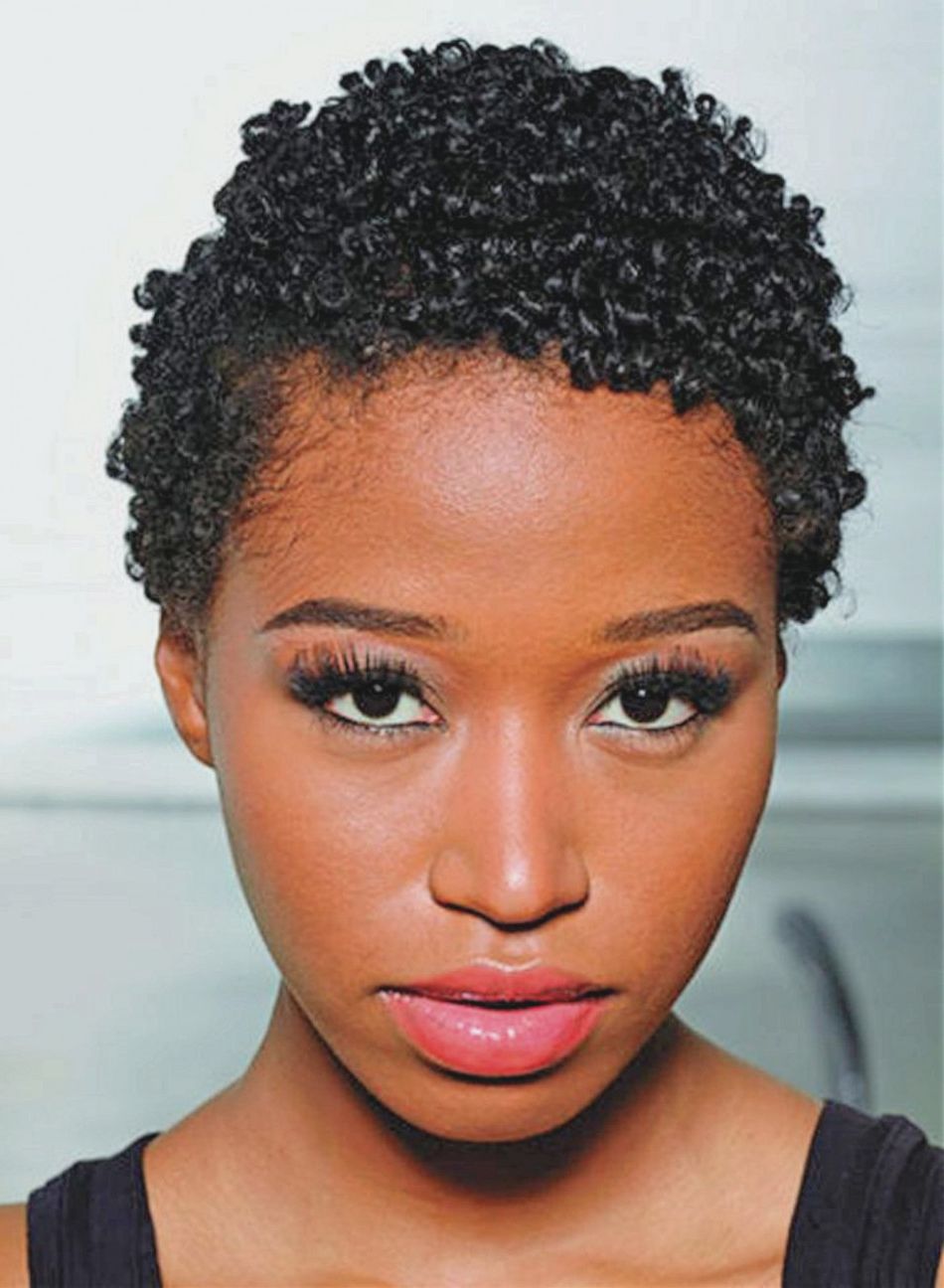 Short Hairstyles: Natural Short Hairstyles For Black Women Quick Inside Black Women Natural Short Haircuts (Photo 17 of 25)