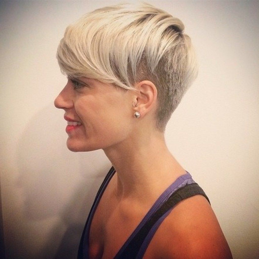 Short Hairstyles Shaved Sides And Back – Leymatson For Short Hairstyles Shaved Side (Photo 2 of 25)
