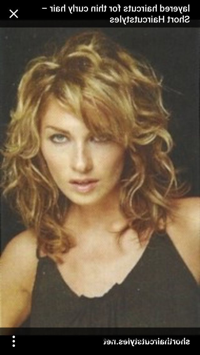 Short Layered Hairstyles For Curly Hair Messy Version Hair Inside Short Wavy Haircuts With Messy Layers (Photo 14 of 25)