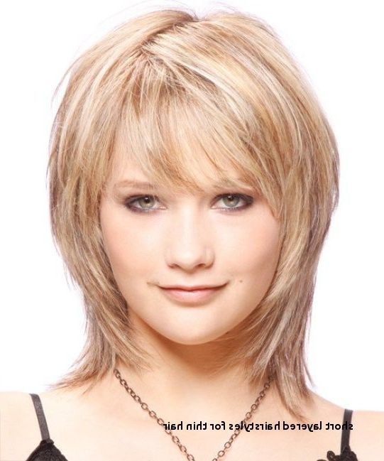 Short Layered Hairstyles For Thin Hair Short Shaggy Hairstyles For For Shaggy Layers Hairstyles For Thin Hair (Photo 8 of 25)