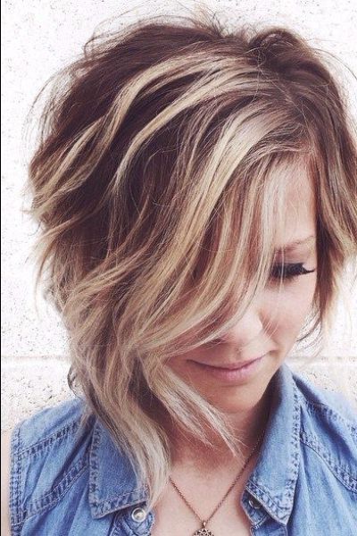 Featured Photo of Top 25 of Short Messy Asymmetrical Bob Haircuts