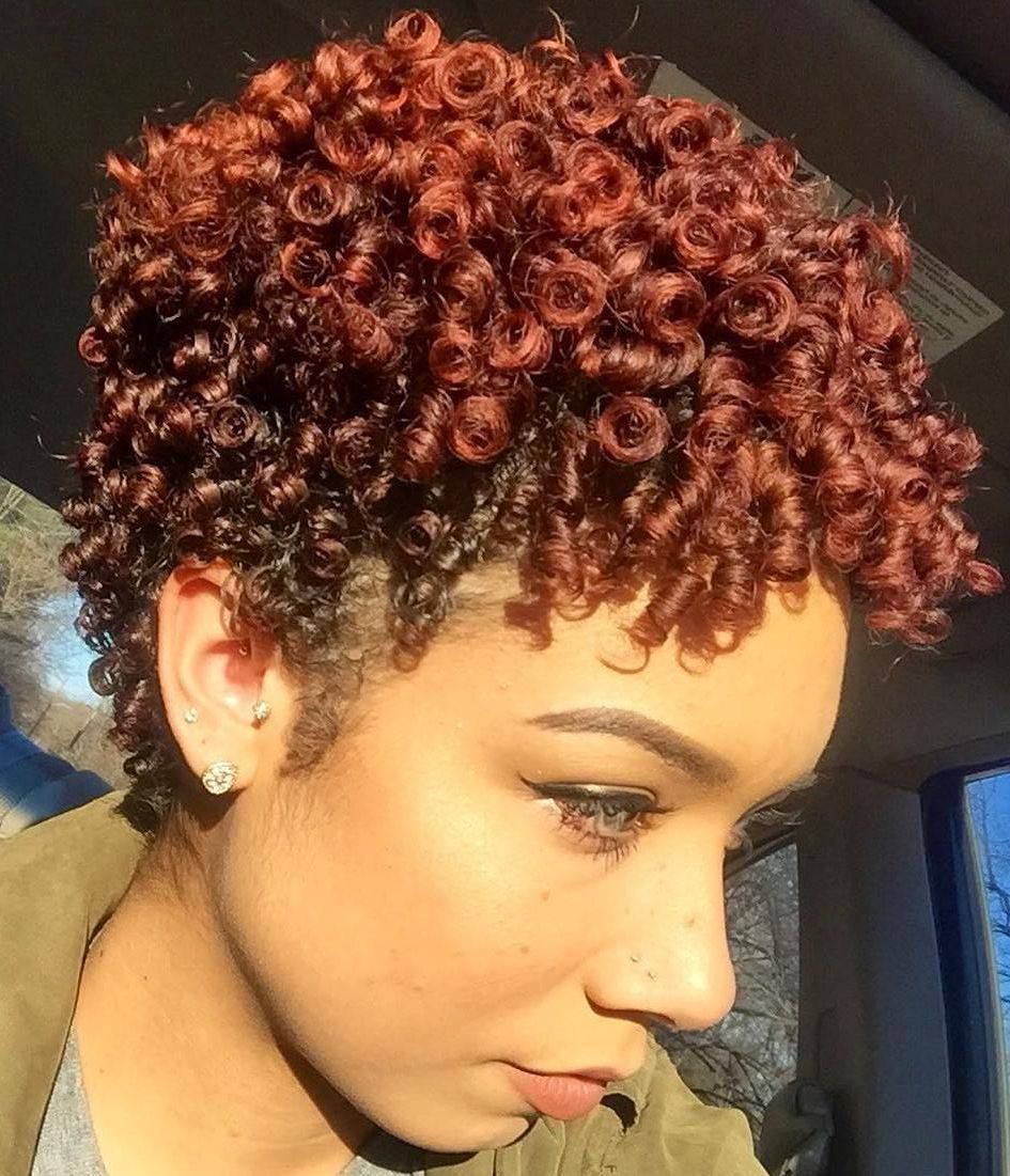 Short Natural Auburn Hairstyle | Natural Hairstyles In 2018 Within Auburn Short Haircuts (Photo 5 of 25)