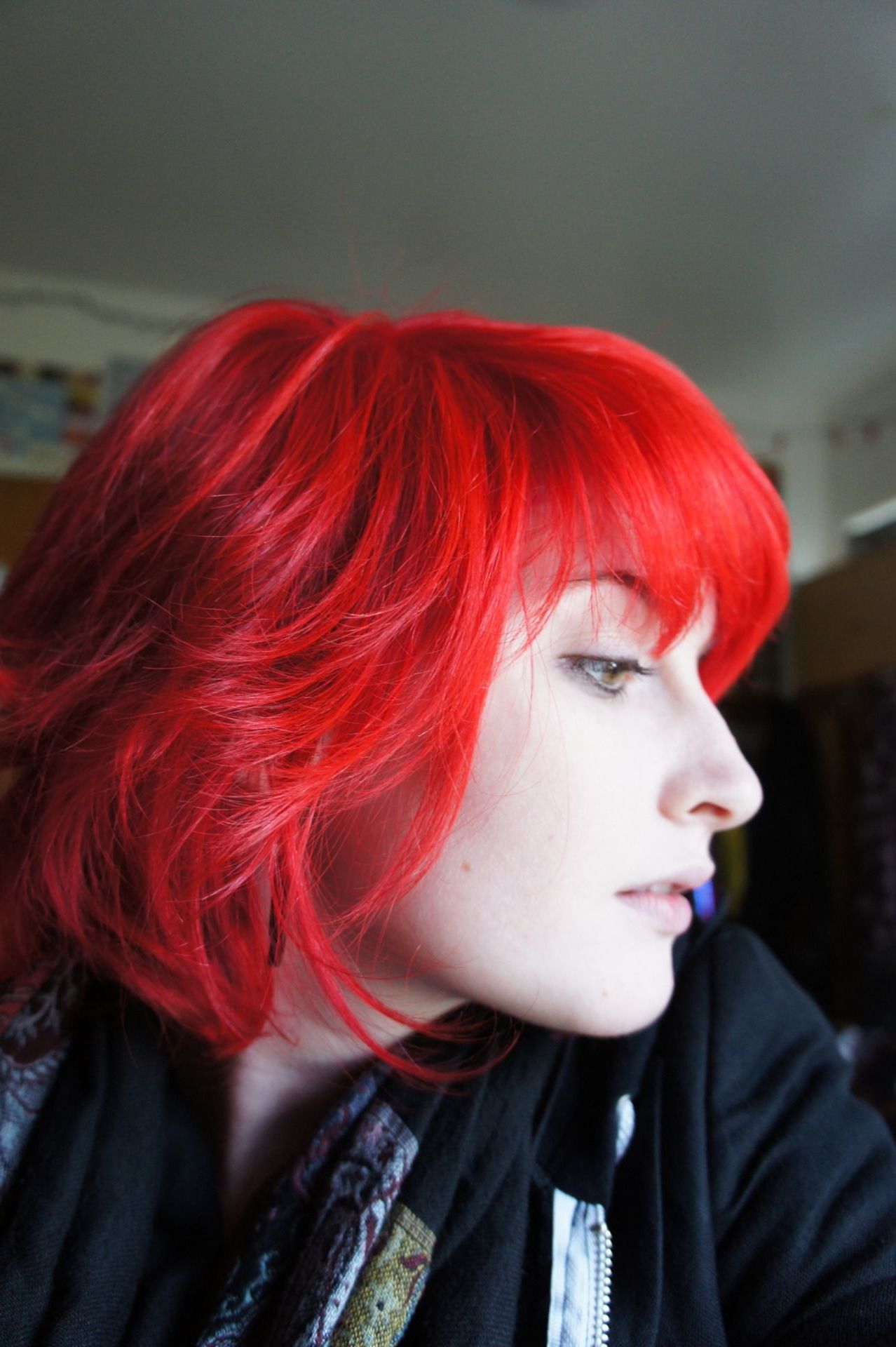 Short Red Hair. If Only Work Let Me Wear My Hair This Bright. | Hair In Bright Red Short Hairstyles (Photo 6 of 25)