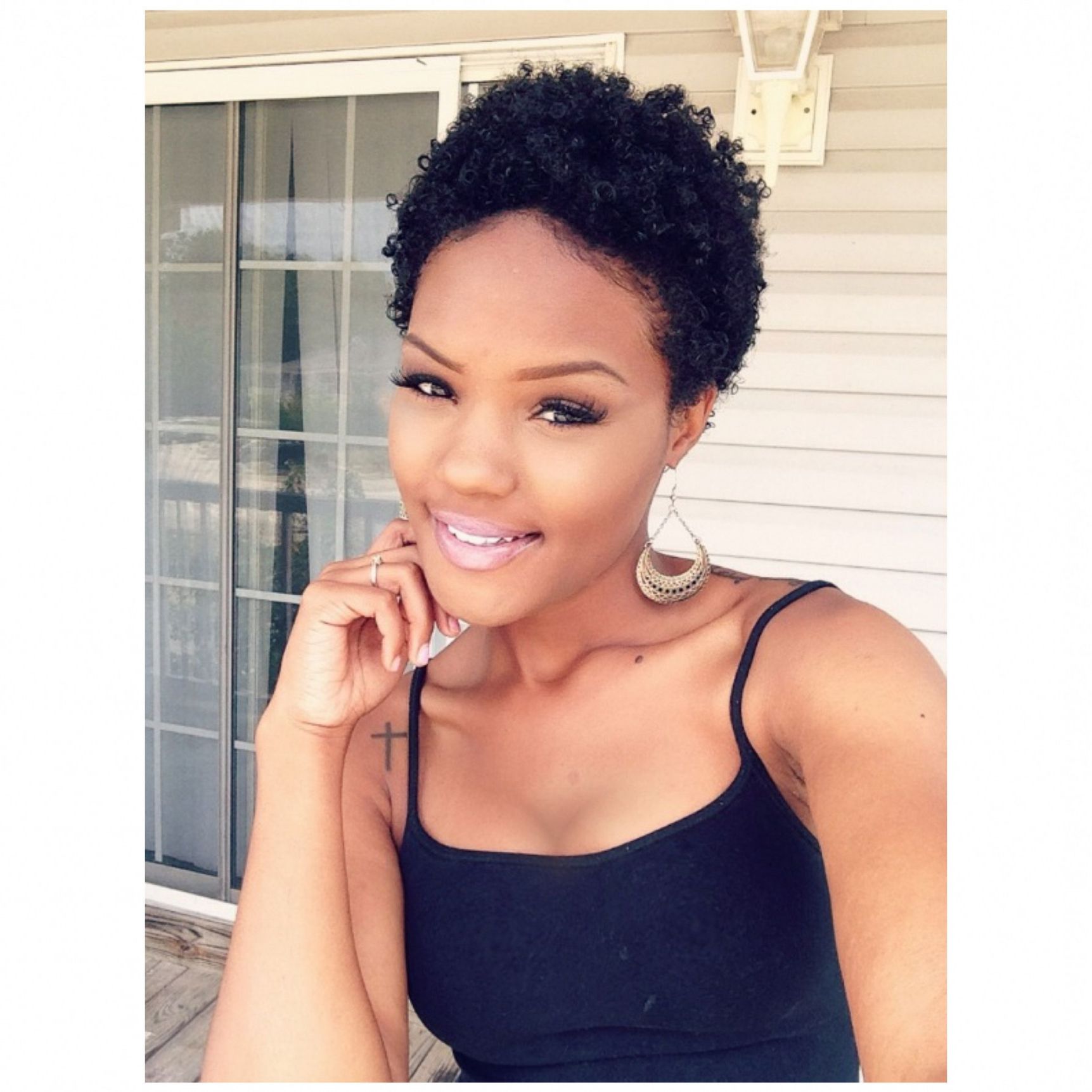 Short Super Curly Hairstyles Black Hair 2018 – Twelveminutemuse Within Super Short Hairstyles For Black Women (Photo 18 of 25)