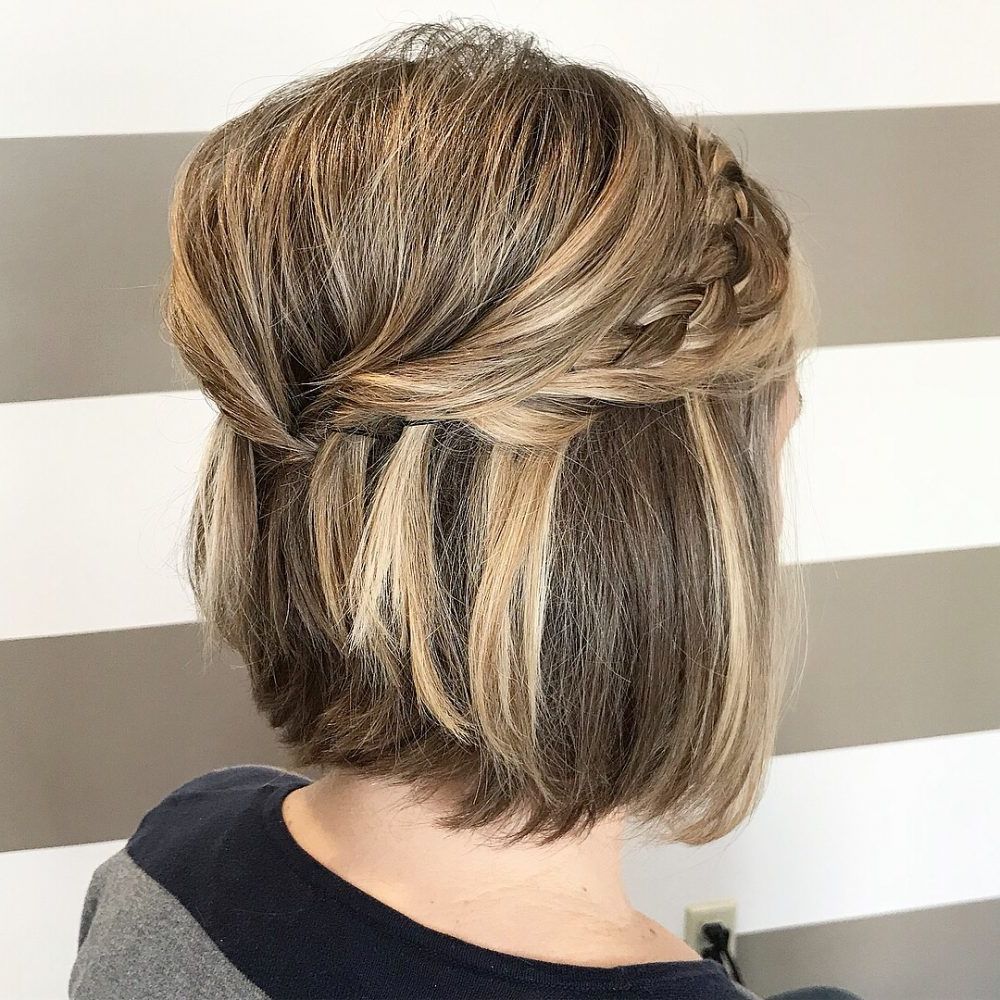 Short Wedding Hairstyles, Ideas Of Wedding Updos For Short Hair Inside Short Hairstyle For Wedding Guest (View 4 of 25)