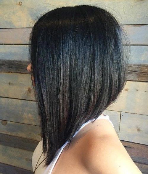 Featured Photo of 2024 Best of Side-parted Asymmetrical Gray Bob Hairstyles