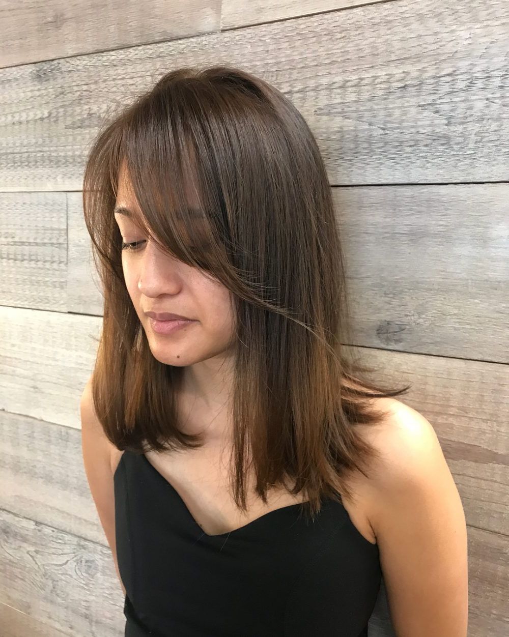 Side Swept Bangs: 43 Ideas That Are Hot In 2018 Intended For Short Haircuts With Side Bangs (View 17 of 25)