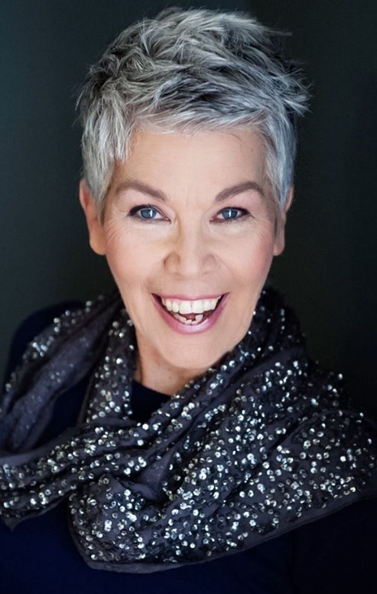Featured Photo of 25 Best Short Haircuts for Grey Haired Woman