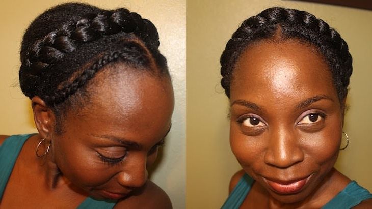 Super Easy Regal Braided Headband Updo Throughout Regal Braided Up Do Ponytail Hairstyles (Photo 24 of 25)