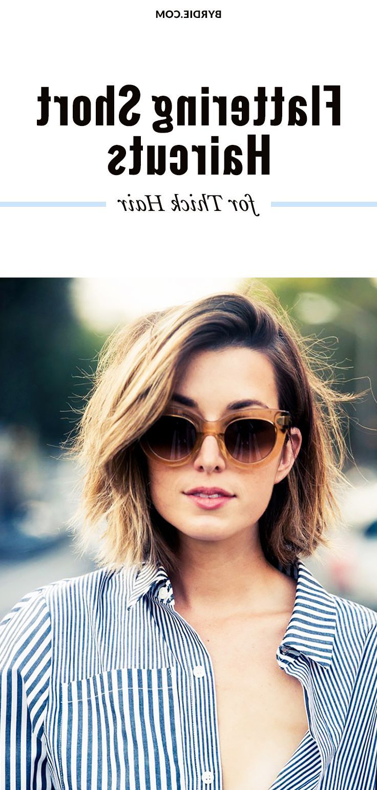 The Most Flattering Short Haircuts For Thick Hair In 2018 | Hair For Choppy Short Hairstyles For Thick Hair (Photo 14 of 25)