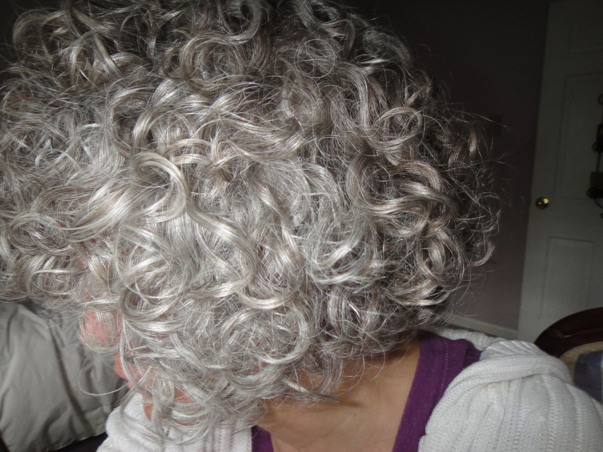 The Only Thing Better Than Gray Hair Is Curly Gray Hair! Me In A In Curly Grayhairstyles (Photo 3 of 25)
