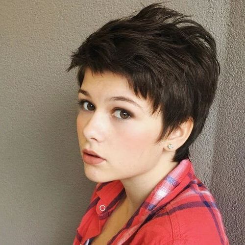 The Short Pixie Cut – 39 Great Haircuts You'll See For 2018 Intended For Pixie Haircuts With Short Thick Hair (Photo 18 of 25)