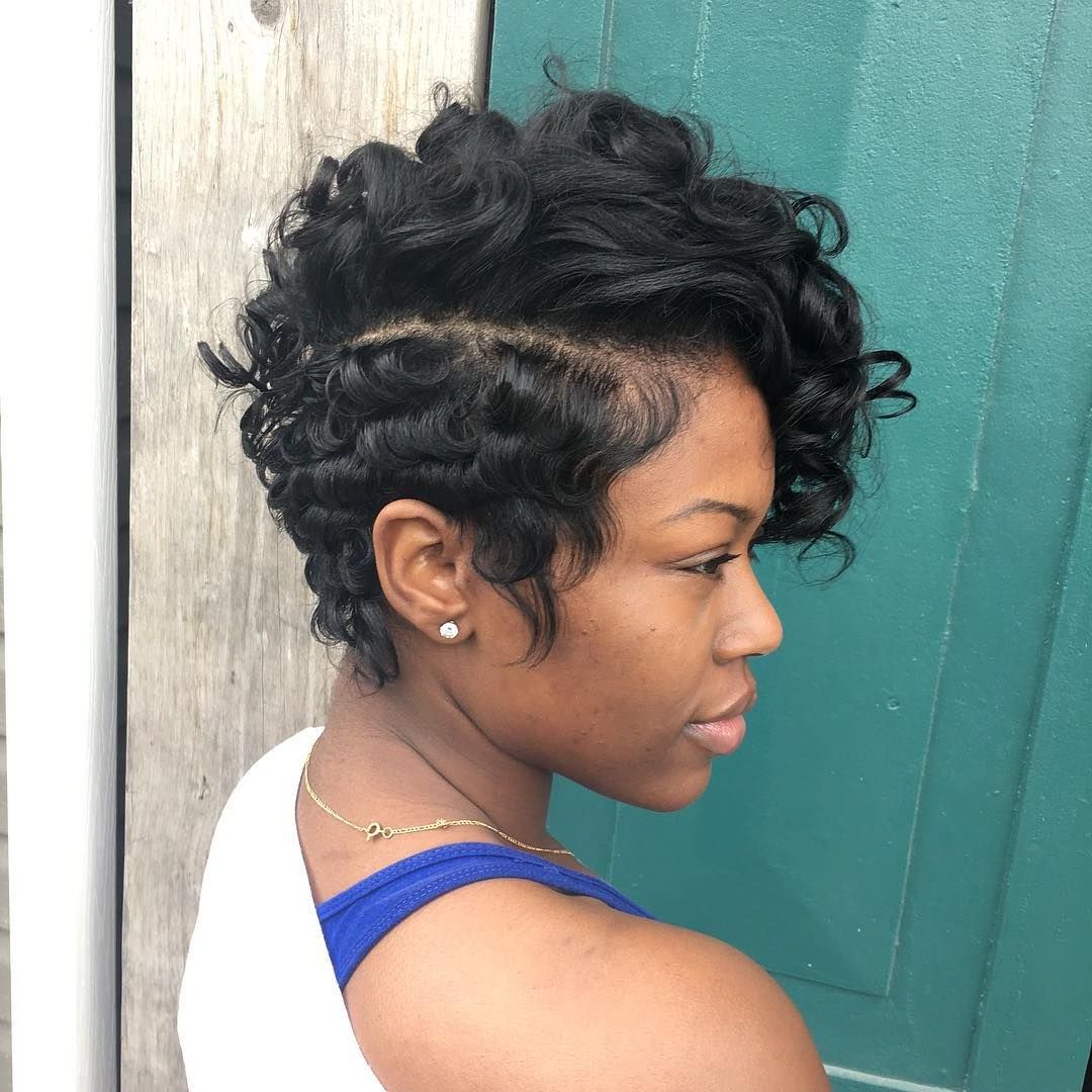 These Short Hairstyles For Black Women Vary In Style And Essence Intended For Short Haircuts For Black Woman (View 20 of 25)