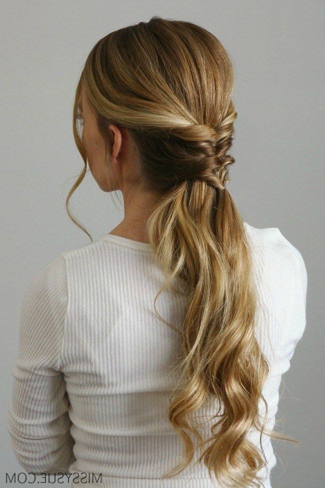 Topsy Tail Pony | Pinterest | Pony, Hair Style And Hair Makeup Regarding Topsy Tail Low Ponytails (View 2 of 25)