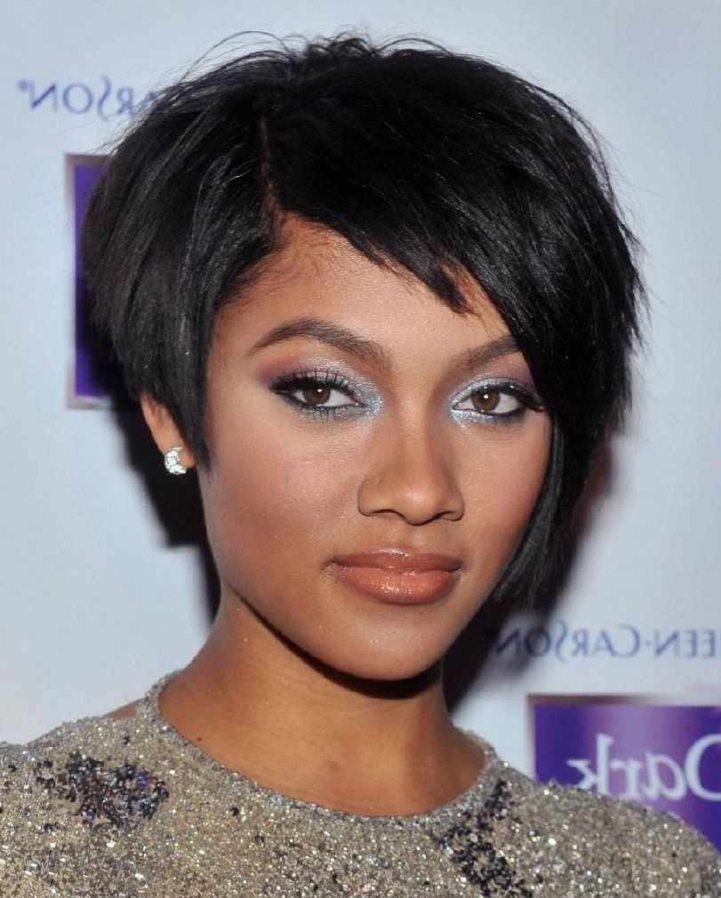 Trendy Haircuts 2015 Female | Free Hairstyles Pertaining To Short Hairstyles With Color For Black Women (Photo 21 of 25)