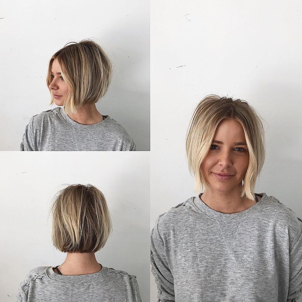 Undone Center Parted Blunt Bob With Face Framing Wave And Dark Throughout Face Framing Short Hairstyles (View 9 of 25)