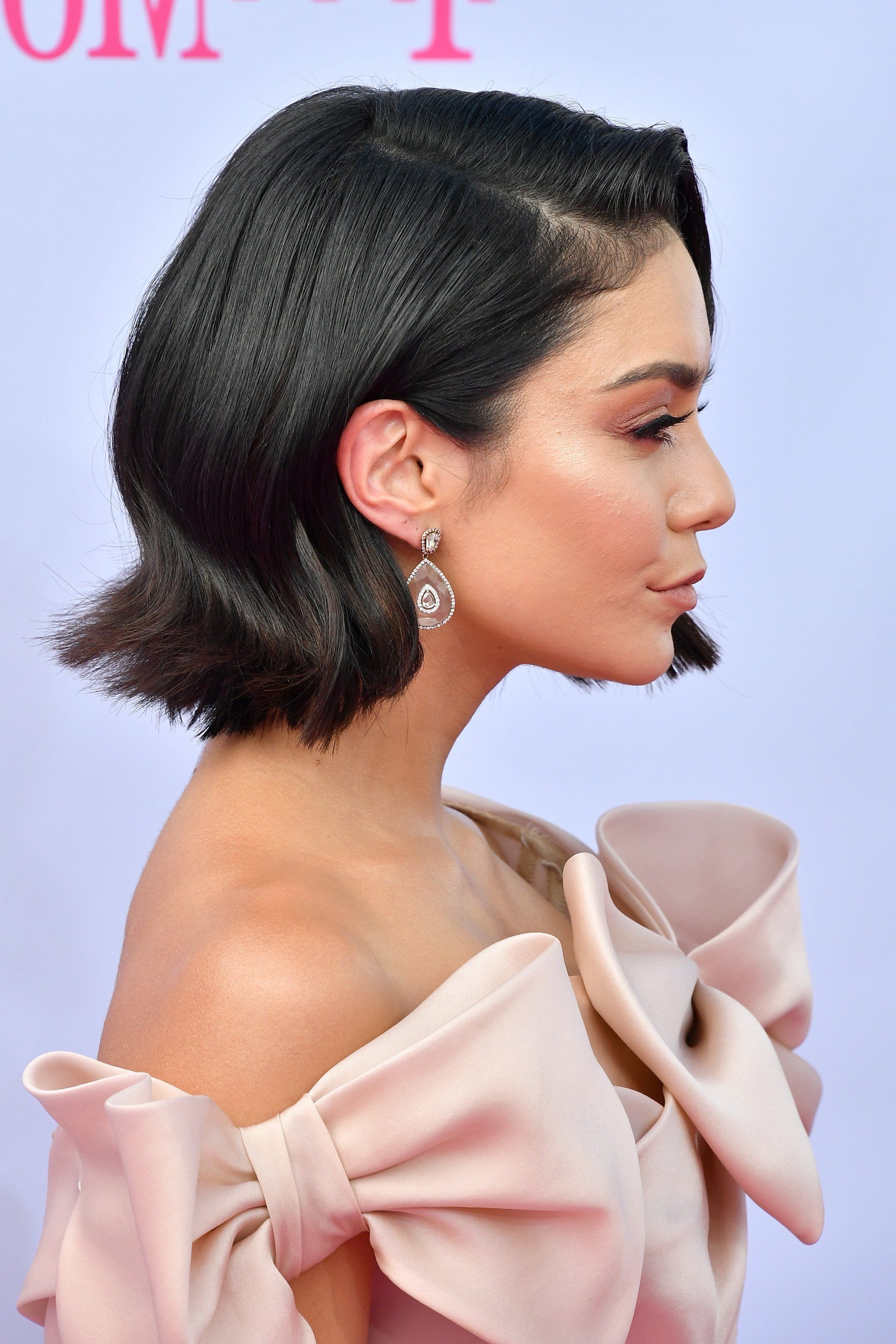 Vanessa Hudgens Shows Off Her Sexy, Short Haircut At The Billboard With Regard To Vanessa Hudgens Short Hairstyles (Photo 1 of 25)