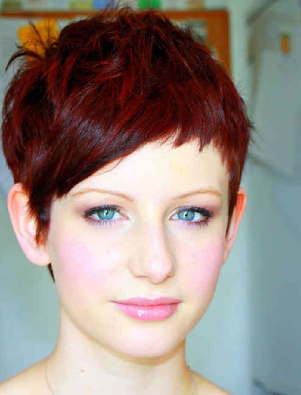 Very Short Haircuts Red Hair Color Pixie Hairstyles – Hairstyles For Red Hair Short Haircuts (View 14 of 25)