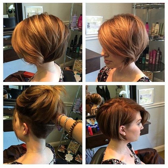 Women's Undercut Layered Bob – Google Search | Hair In 2018 Intended For Layered Pixie Hairstyles With Nape Undercut (Photo 11 of 25)