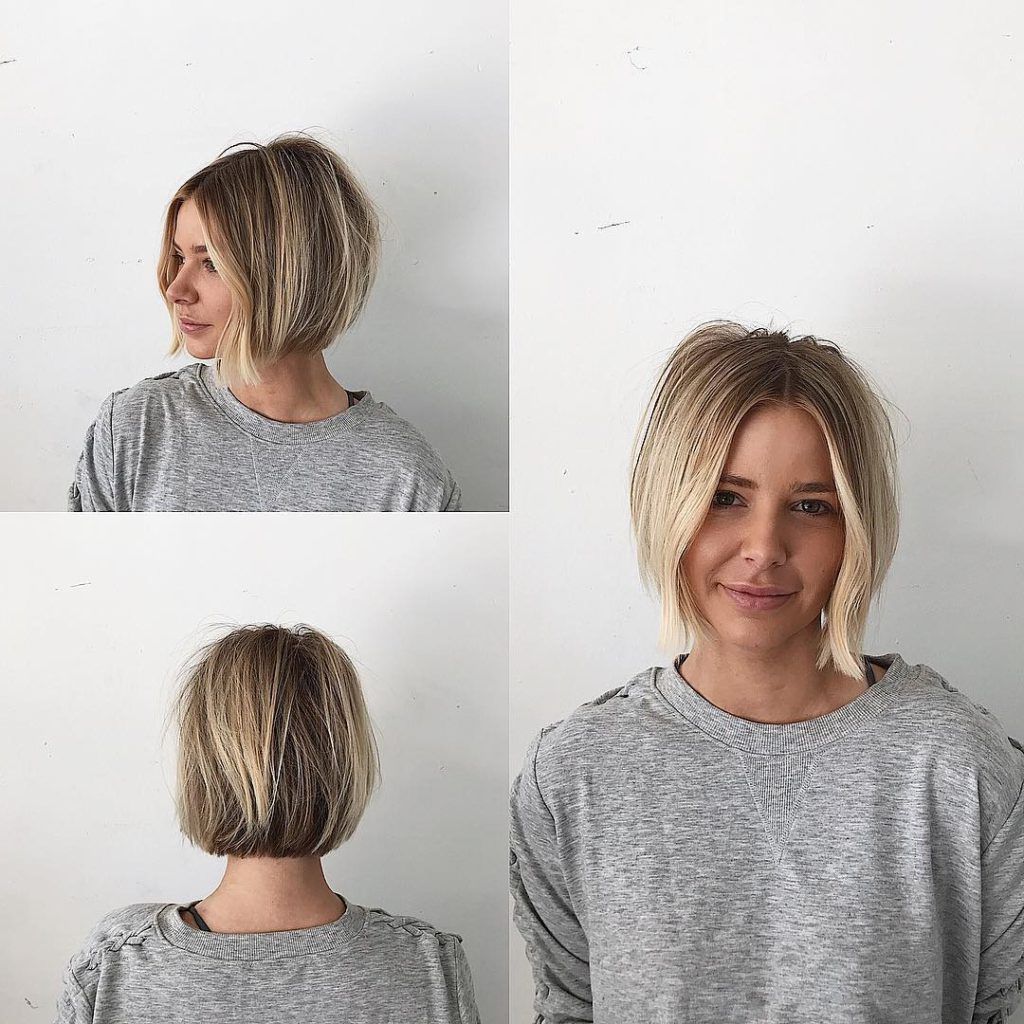 Women's Undone Center Parted Blunt Bob With Face Framing Wave And In Center Part Short Hairstyles (Photo 21 of 25)