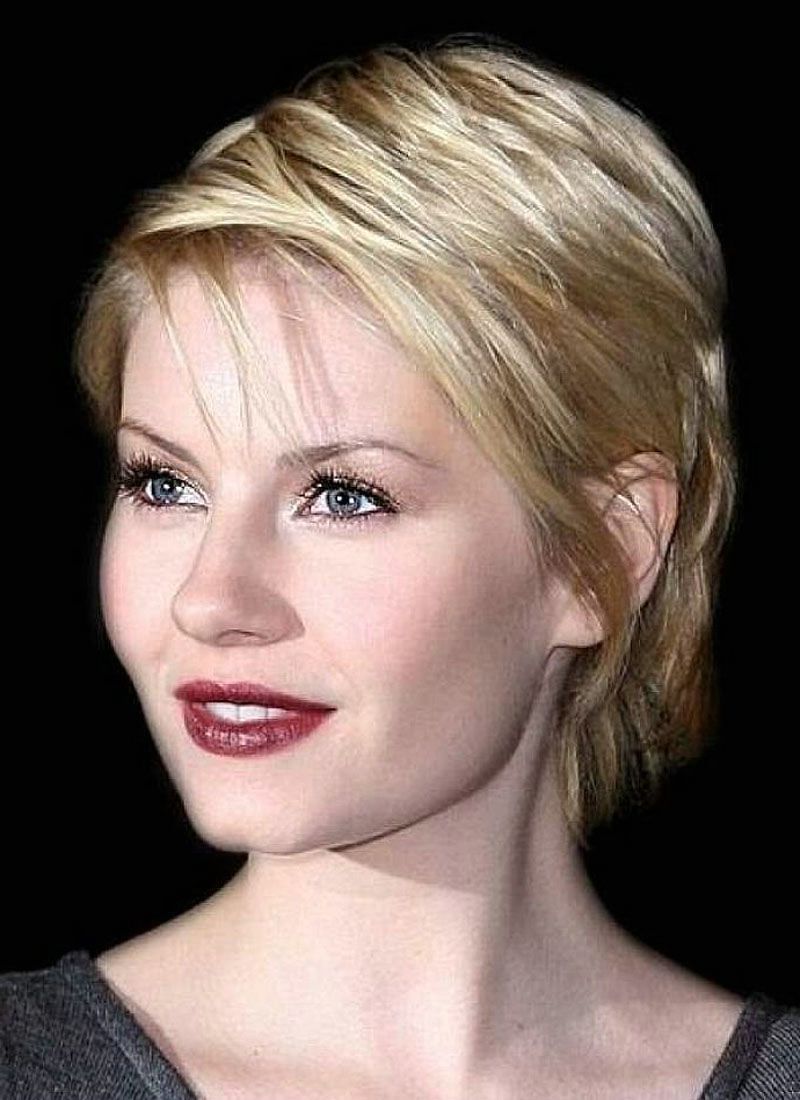 Yellow Hair Trends Together With Awesome Short Hairstyles For Fine With Regard To Short Hairstyles For Thin Hair And Round Faces (Photo 25 of 25)