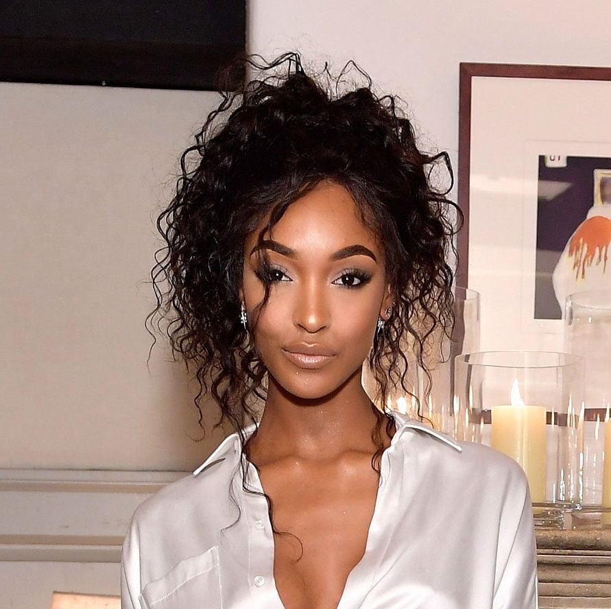 You Have: Curly Hair Like Jourdan Dunn. | How To Get Beach Waves For Curly Hairstyles With Shine (Photo 23 of 25)