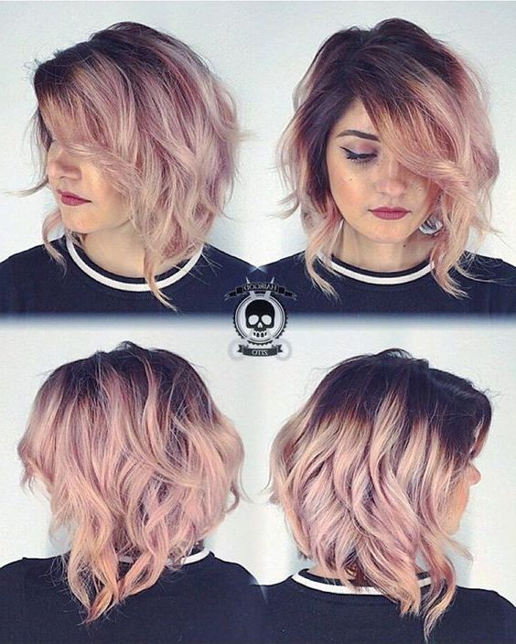 10 Pastel Hair Color Ideas With Blonde, Silver, Purple, Pink Within Silver Bob Hairstyles With Hint Of Purple (Photo 15 of 25)