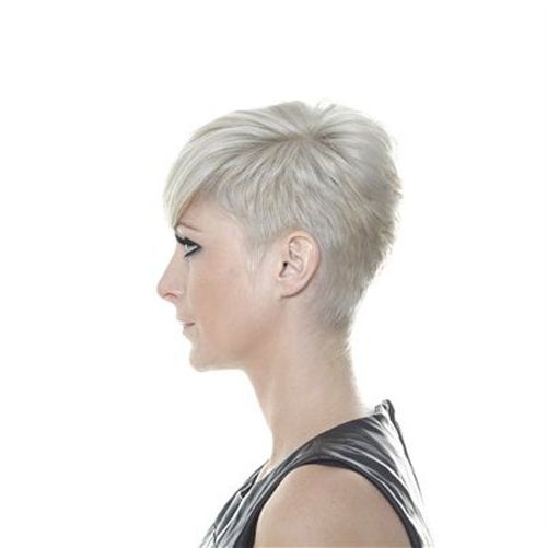 12 Catchy Short Pixie Hairstyles For Women Inside Asymmetrical Silver Pixie Hairstyles (View 15 of 25)