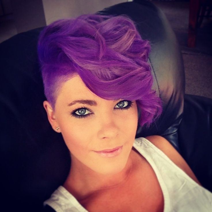 15 Fantastic Purple Hairstyles – Pretty Designs Within Short Messy Lilac Hairstyles (Photo 23 of 25)