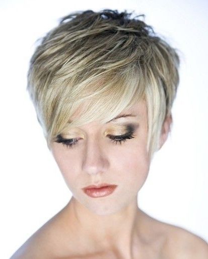 20 Layered Hairstyles For Short Hair – Popular Haircuts Inside Choppy Pixie Hairstyles With Tapered Nape (View 22 of 25)