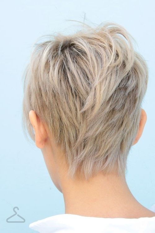 20 Layered Hairstyles For Short Hair – Popular Haircuts With Regard To Choppy Pixie Hairstyles With Tapered Nape (View 15 of 25)