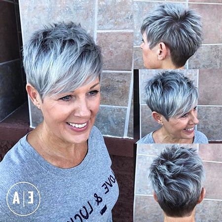 20 Pixie Hairstyles For Over 50 | Short Hairstyles 2018 – 2019 With Regard To Gray Pixie Hairstyles For Over  (View 3 of 25)