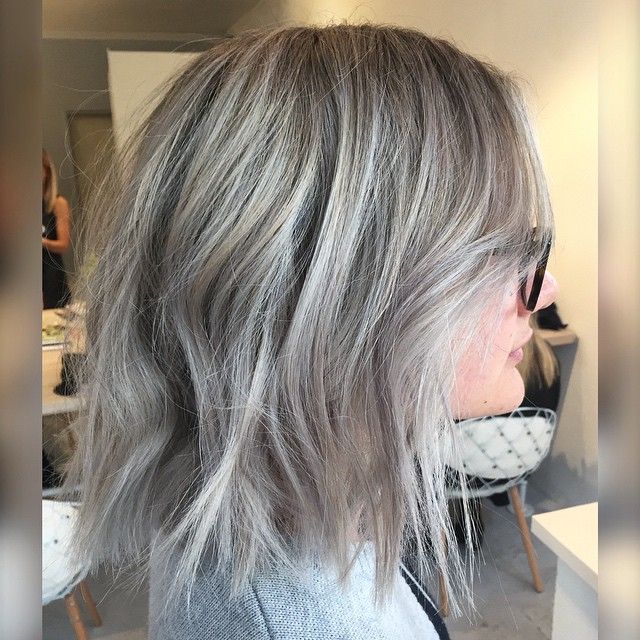 22 Best Layered Bob Hairstyles For 2019 You Should Not Miss Inside Silver Bob Hairstyles With Hint Of Purple (View 6 of 25)