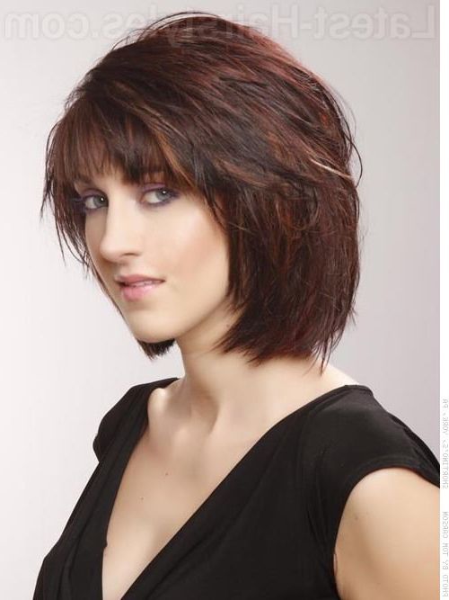 23 Cutest Chin Length Hairstyles (trending For 2018) In Jaw Length Bob Hairstyles With Layers For Fine Hair (Photo 19 of 25)