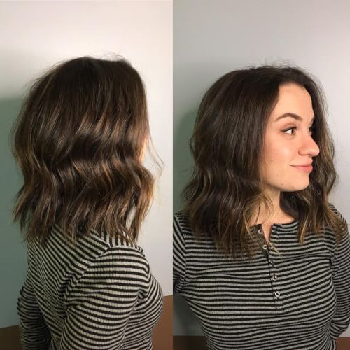 30 Cutest Long Bob Haircuts & Lob Styles Of 2018 Pertaining To Layered Tousled Salt And Pepper Bob Hairstyles (Photo 13 of 25)