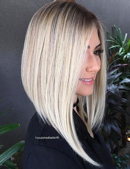 30 Pictures Of Angled Bob Hairstyles For Women – Best Hairstyle For Angled Ash Blonde Haircuts (Photo 25 of 25)