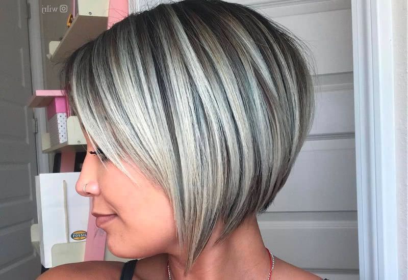 32 Layered Bob Hairstyles So Hot We Want To Try All Of Them In Airy Gray Pixie Hairstyles With Lots Of Layers (Photo 13 of 25)