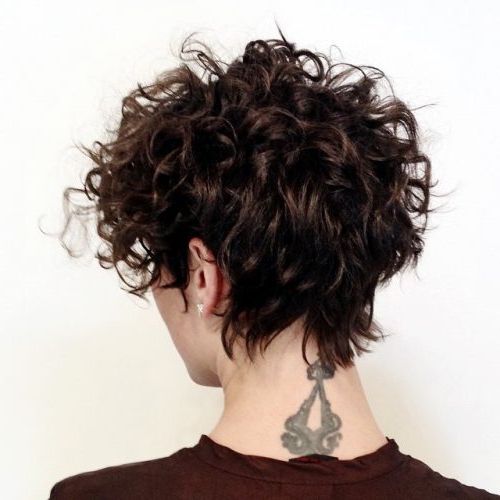 33 Perfectly Short Curly Hairstyles Trending In 2018 Pertaining To Feminine Shorter Hairstyles For Curly Hair (Photo 11 of 25)