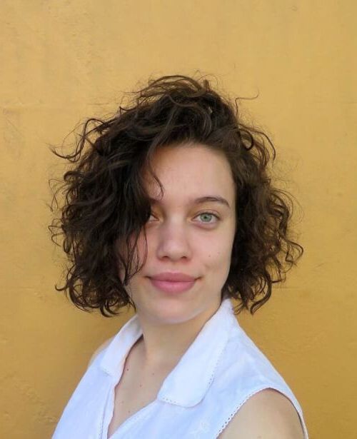 33 Perfectly Short Curly Hairstyles Trending In 2018 Throughout Feminine Shorter Hairstyles For Curly Hair (View 17 of 25)