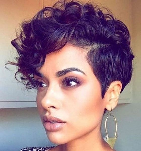 40 Short Super Spunky Shag Hairstyles Throughout Feminine Shorter Hairstyles For Curly Hair (Photo 23 of 25)