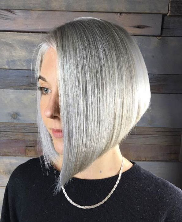 40 Super Chic Blunt Bob Hairstyles | {short Hairstyles} | Pinterest In Sleek Gray Bob Hairstyles (View 4 of 25)